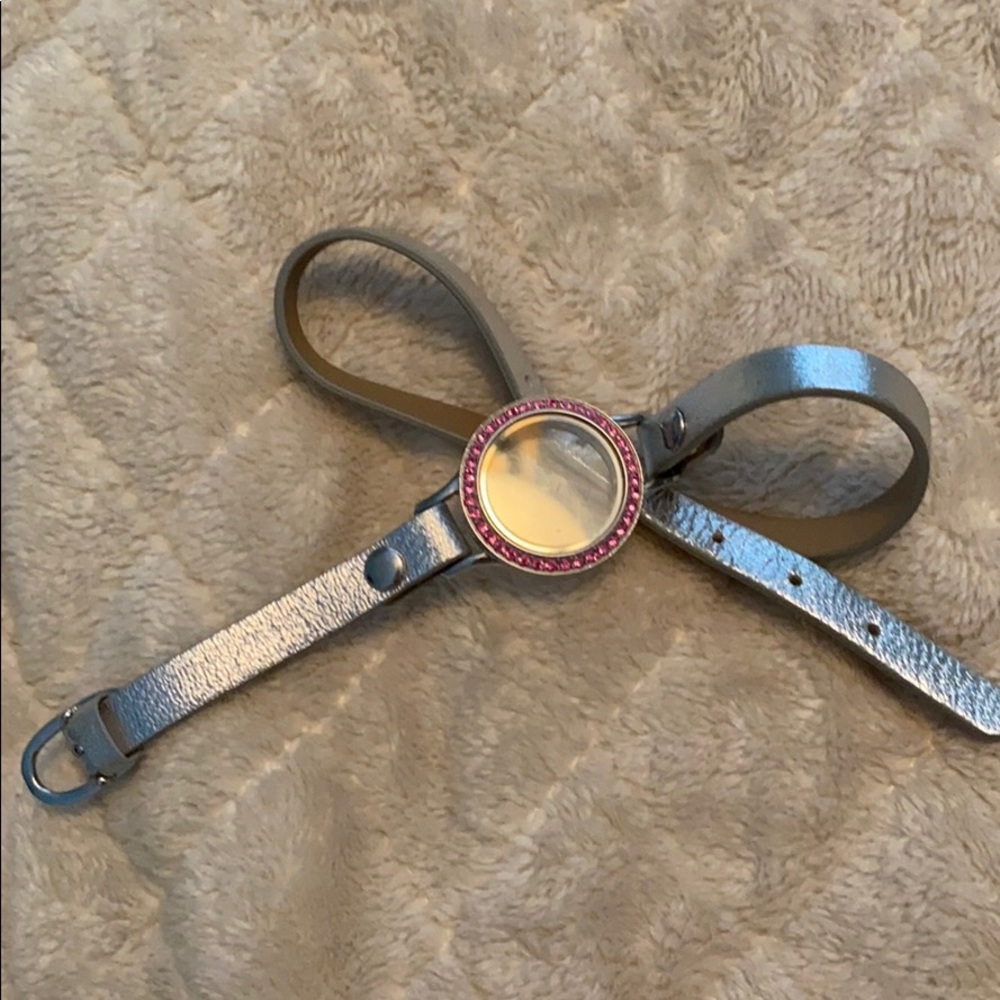 Origami owl silver wrap bracelet